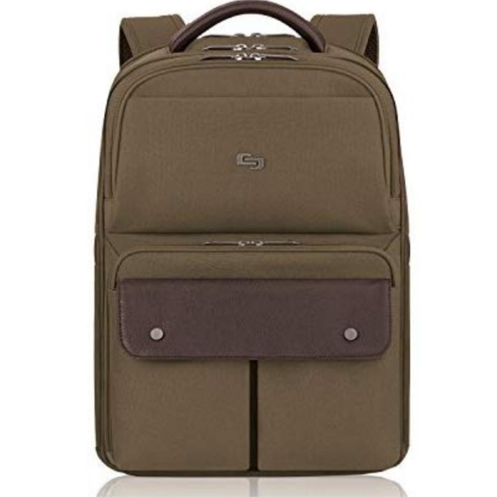 Solo Apollo Laptop Backpack Army Green